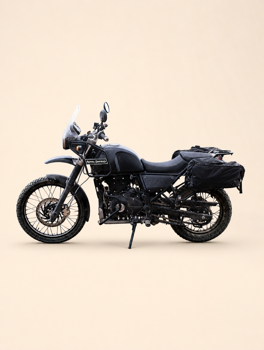 Royal Enfield Himalayan available for rent from Travel Beyond Himalayas in Rishikesh